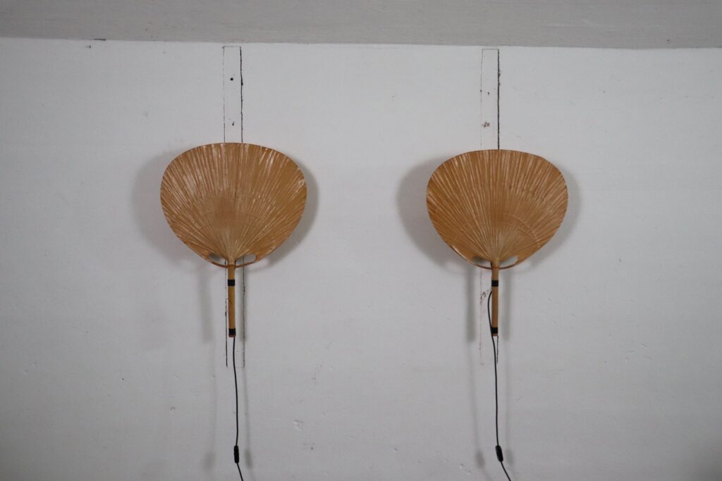 Set_of_2_Ingo_Maurer_Uchiwa_III_Wall_Lamps_for_M_Design,_1973