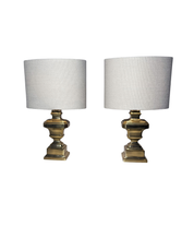 Set_of_2_Italian_Brass_Table_Lamps_with_Bouclé_Shades,_Mid_Century_Modern_Lighting,_1950s