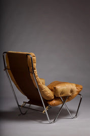 Set_of_2_Leather_Lounge_Chairs_Tubular_Frame_from_1960s_Norway