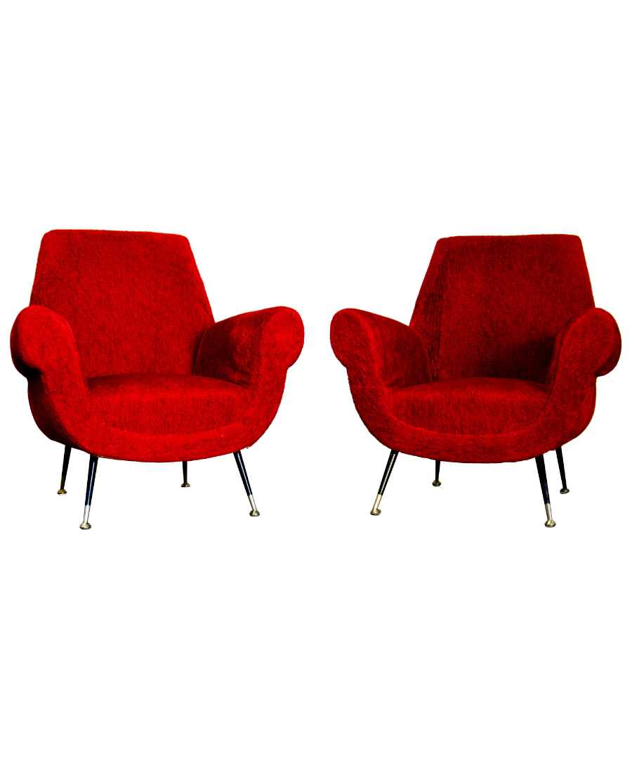 Set_of_2_Lounge_Armchairs,_Gigi_Radice,_Minotti,_Red_Fabric,_1950s,_Italy