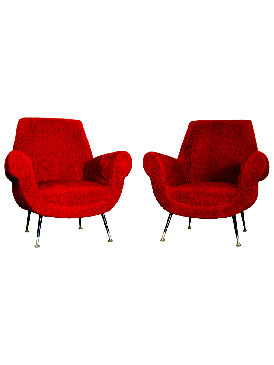 Set_of_2_Lounge_Armchairs,_Gigi_Radice,_Minotti,_Red_Fabric,_1950s,_Italy