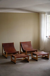 Set_of_2_Lounge_Chairs_and_Ottmans_in_Leather_&_Elm_by_Francesco_Lucianetti,_Italian_Modern,_1960s