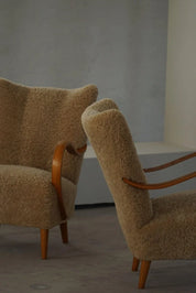 Set_of_2_Lounge_Chairs_in_Elm_&_Lambswool_in_Swedish_Mid_Century_Modern,_1960s