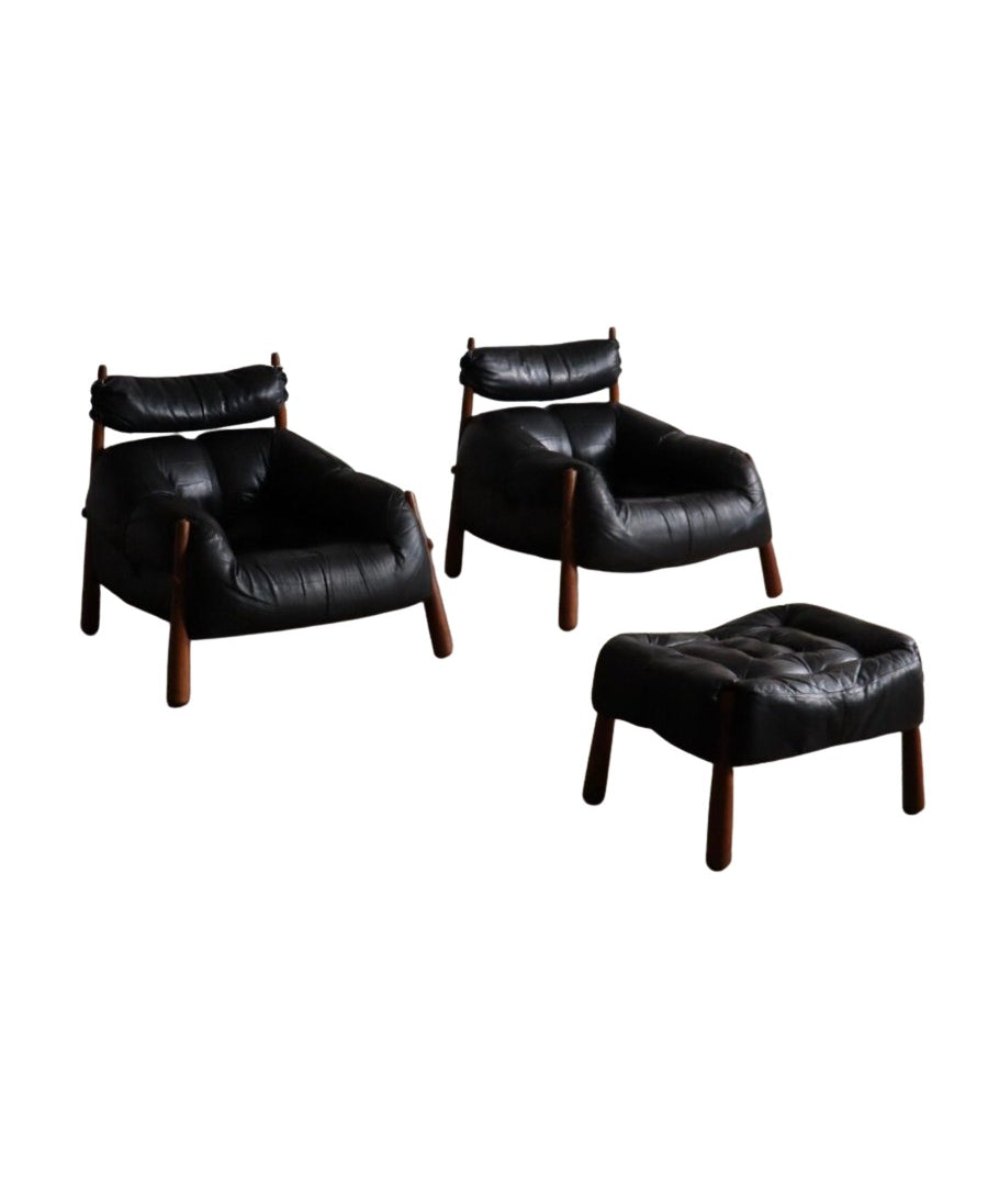 Set_of_2_Lounge_Chairs_MP-81_with_Ottoman_by_Percival_Lafer_1970s_Brazil