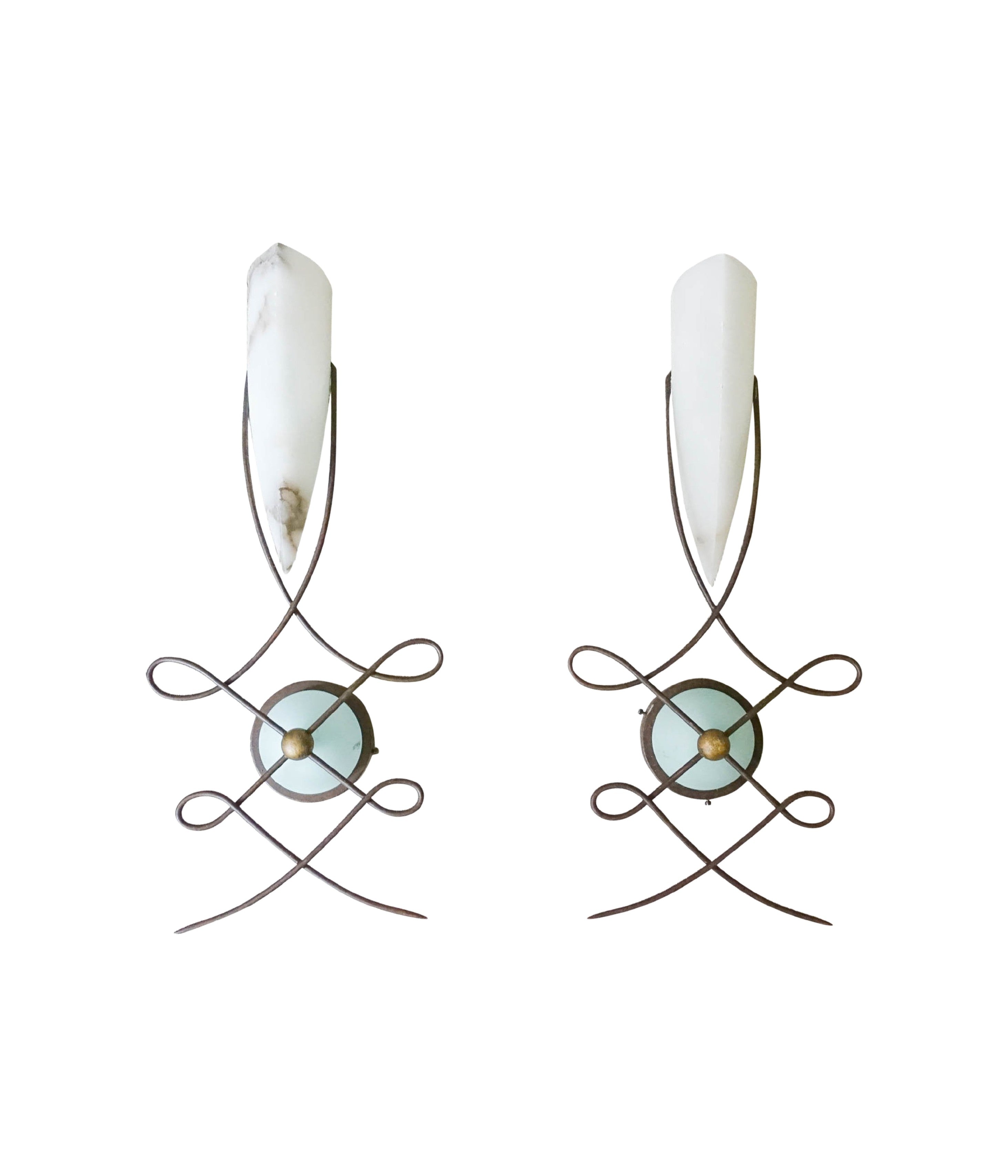 Set_of_2_Louvre_Wall_Sconces_by_Terzani,_Postmodern_Lighting,_1980s,_Italy