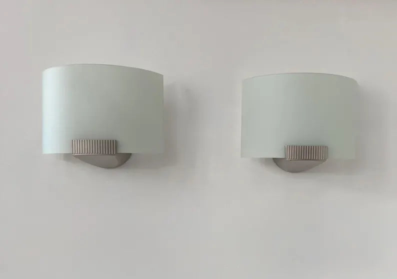 Set_of_2_Metal_Wall_Lights,_Mid_Century_Modern,_1970s
