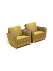 Set_of_2_Mid_Century_Armchairs_with_Leather_Armrests_and_Castors,_1950s–1960s