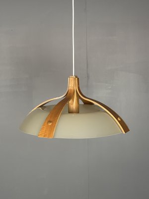 Set_of_2_Mid-Century_Space_Age_Layered_Walnut_Model_328_Pendants_from_Temde,_1960s