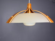 Set_of_2_Mid-Century_Space_Age_Layered_Walnut_Model_328_Pendants_from_Temde,_1960s