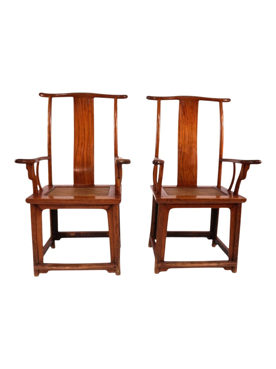 Set_of_2_Ming_Style_Elm_High_Back_Armchairs,_circa_1920,_China