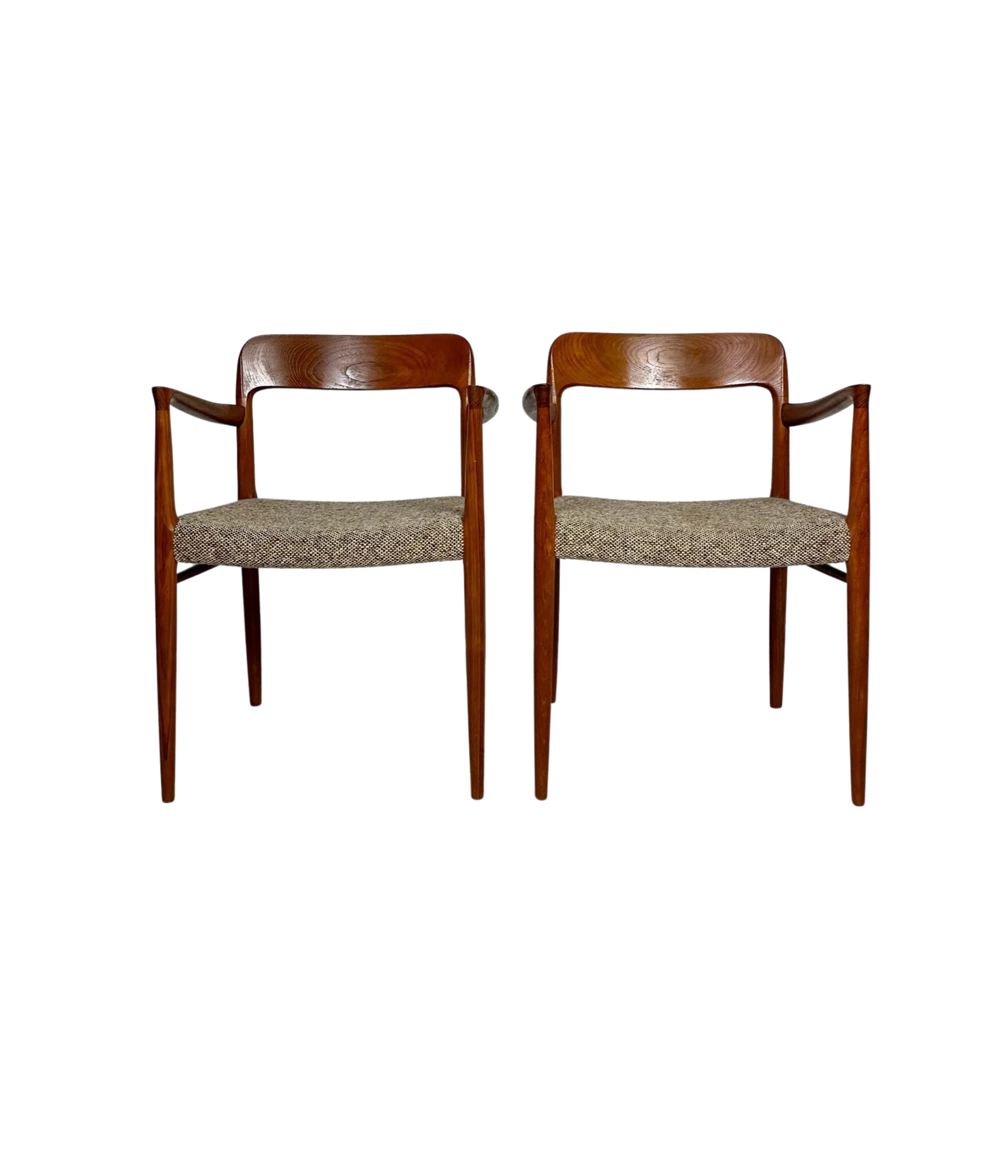 Set_of_2_Model_56_Teak_Dining_Chairs_by_Niels_Otto_Møller_for_J.L._Møller,_Fabric_Upholstery,_Denmark,_1950s
