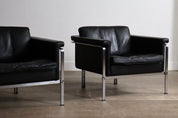 Set_of_2_Model_6912_Lounge_Chairs_by_Horst_Brüning_for_Kill_International,_Black_Leather,_Germany,_1967