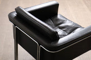 Set_of_2_Model_6912_Lounge_Chairs_by_Horst_Brüning_for_Kill_International,_Black_Leather,_Germany,_1967