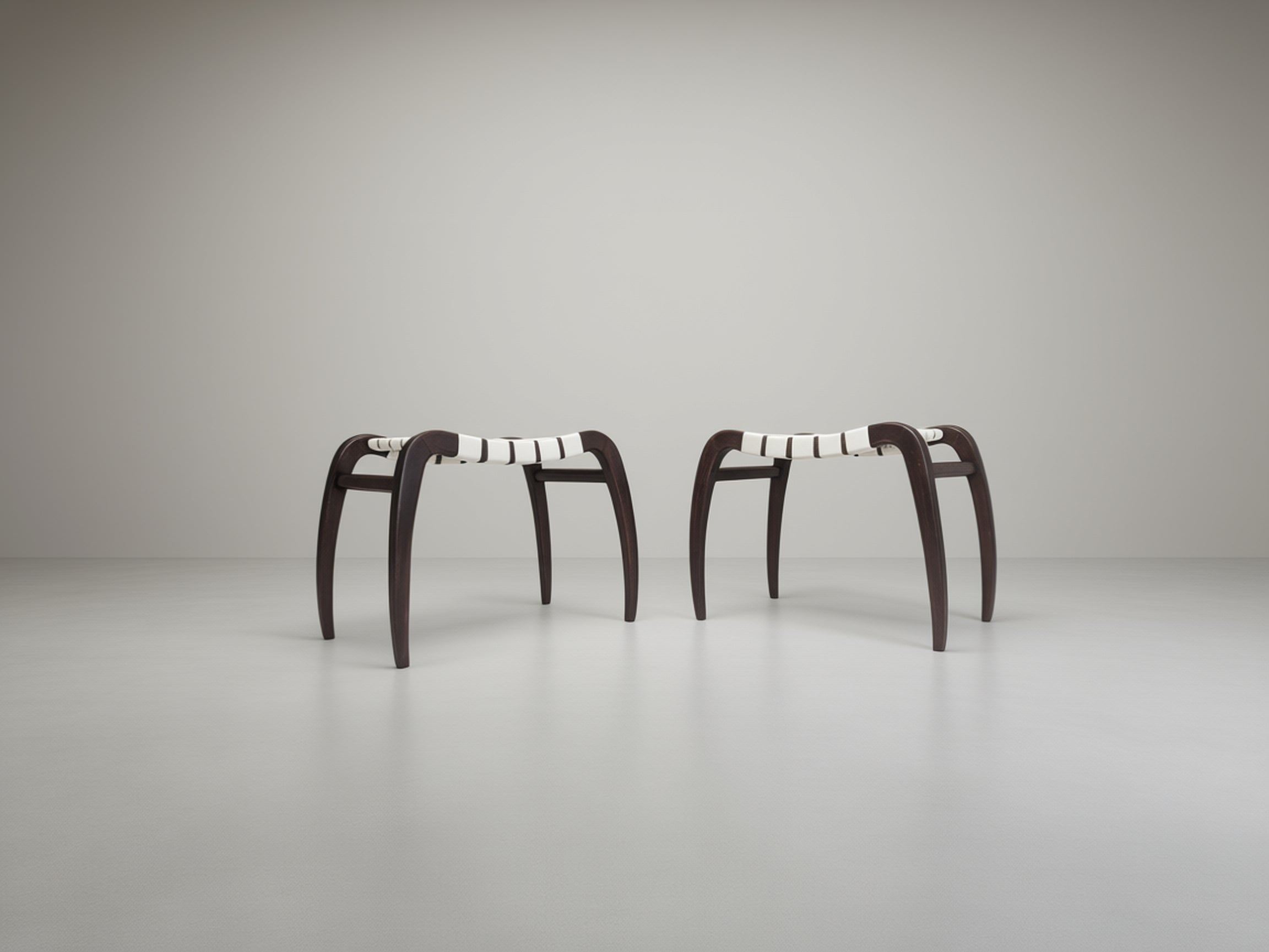 Set_of_2_modernist_stools_by_Ladislav_Bartoníček_for_Krásná_Jizba,_1940s
