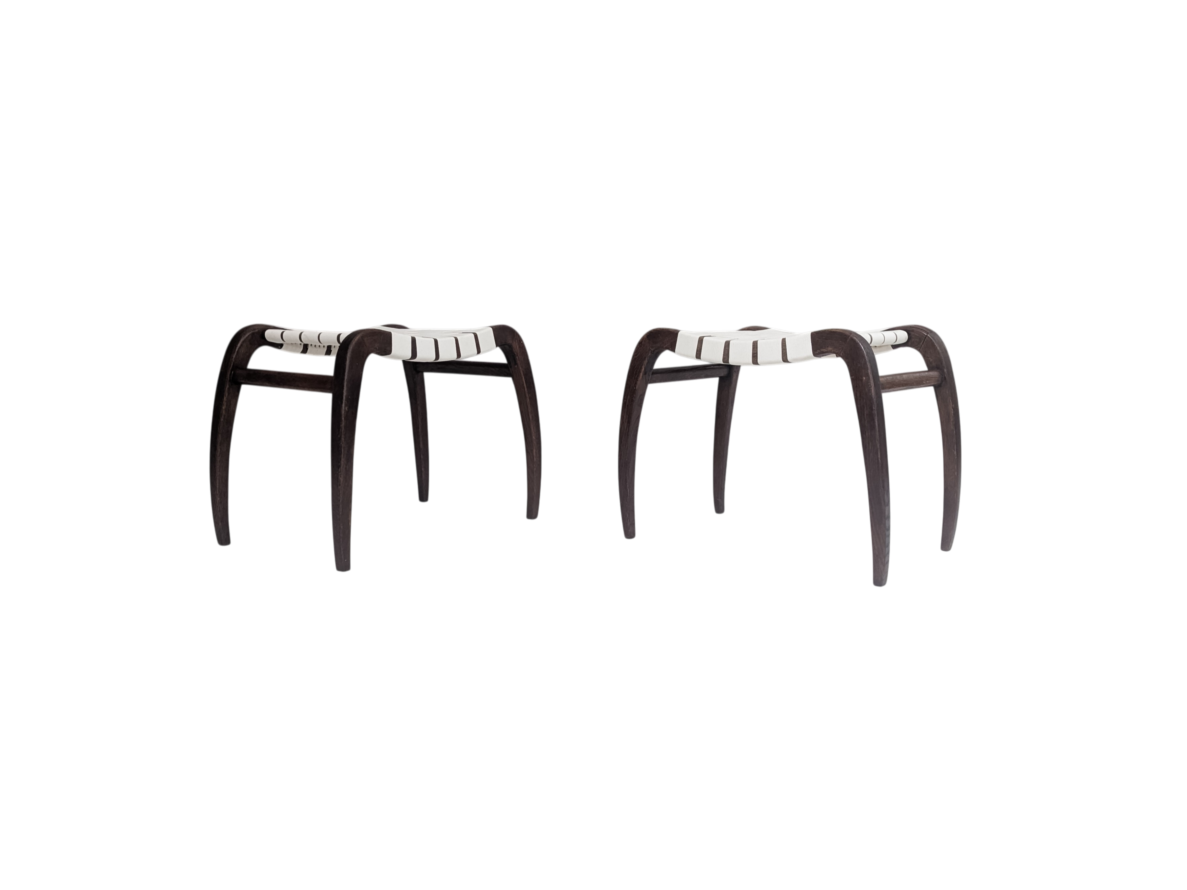 Set_of_2_modernist_stools_by_Ladislav_Bartoníček_for_Krásná_Jizba,_1940s