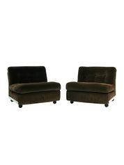 Set_of_2_Modular_'Amanta'_Seating_Elements_by_Mario_Bellini_for_C&B_Italia_Brown_Corduroy