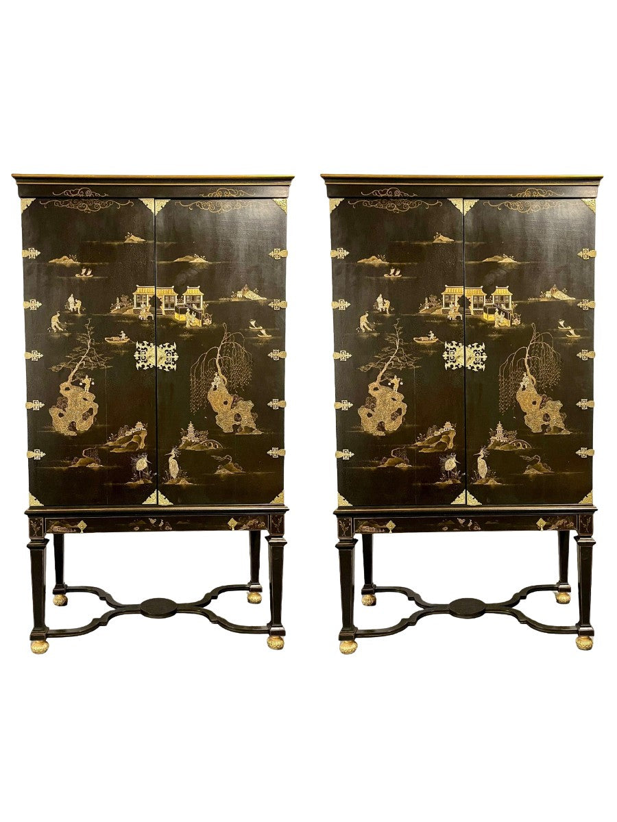 Set_of_2_of_Griswold_Cabinets_Armoires_in_Chinoiserie_Style,_Mid-20th_Century,_USA