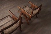 Set_of_2_Pierre_Jeanneret_PJ-SI-29-A_“Fauteuil_en_Teck”_Lounge_Chairs,_Chandigarh,_1955
