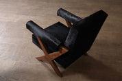 Set_of_2_Pierre_Jeanneret_PJ-SI-48-A_X-Leg_Lounge_Chairs_in_Teak_and_Black_Pony,_Chandigarh,_circa_1960