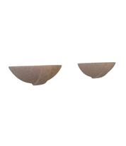 Set_of_2_Pink_Speckled_Plaster_Wall_Sconces,_Mid_Century_Modern,_France_1970s