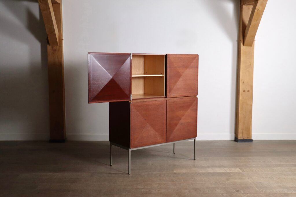 Set_of_2_Pointe_de_Diamant_Model_1307_Highboards_by_Antoine_Philippon_&_Jacqueline_Lecoq_for_Behr,_Germany,_1962