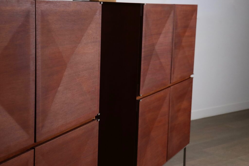 Set_of_2_Pointe_de_Diamant_Model_1307_Highboards_by_Antoine_Philippon_&_Jacqueline_Lecoq_for_Behr,_Germany,_1962