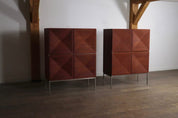 Set_of_2_Pointe_de_Diamant_Model_1307_Highboards_by_Antoine_Philippon_&_Jacqueline_Lecoq_for_Behr,_Germany,_1962