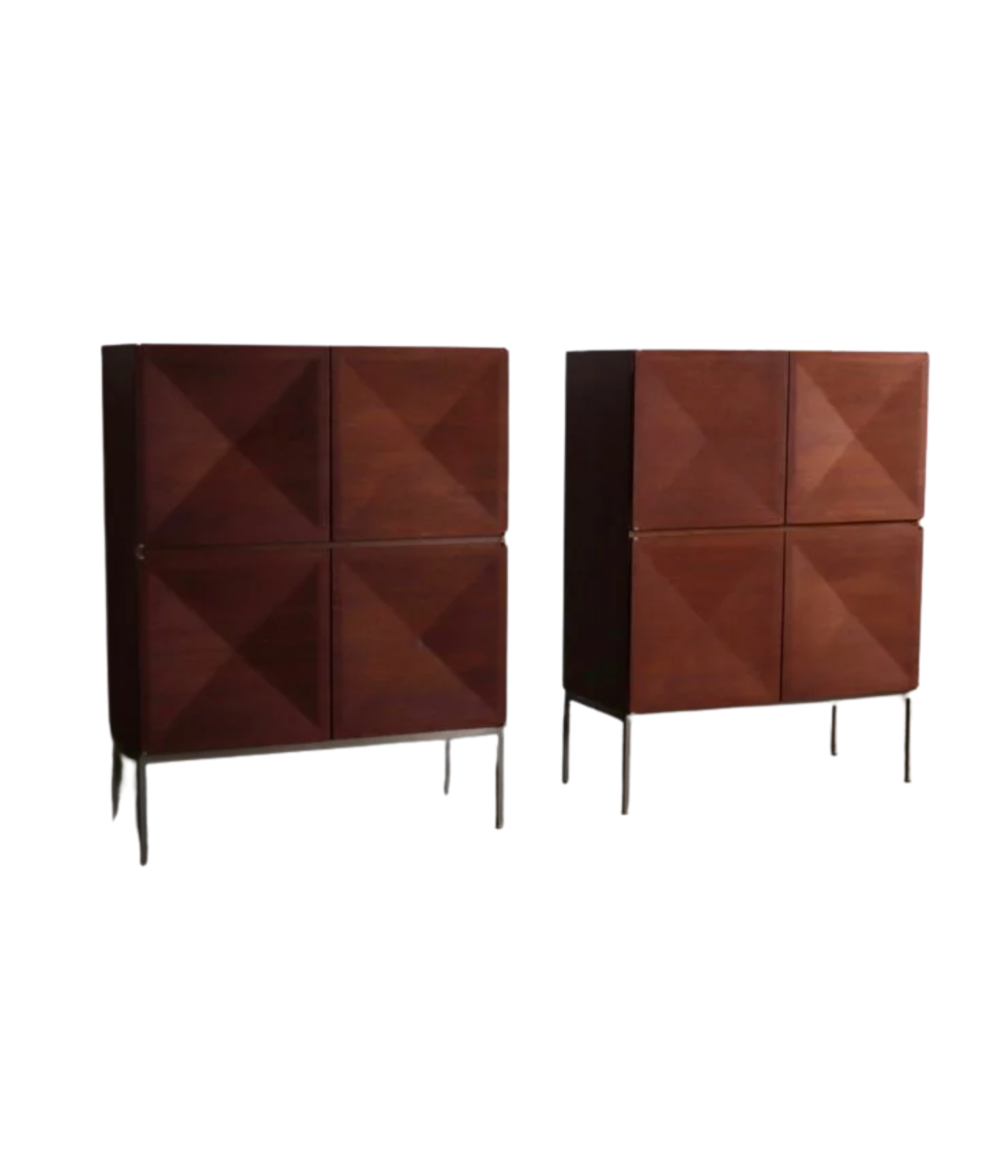 Set_of_2_Pointe_de_Diamant_Model_1307_Highboards_by_Antoine_Philippon_&_Jacqueline_Lecoq_for_Behr,_Germany,_1962