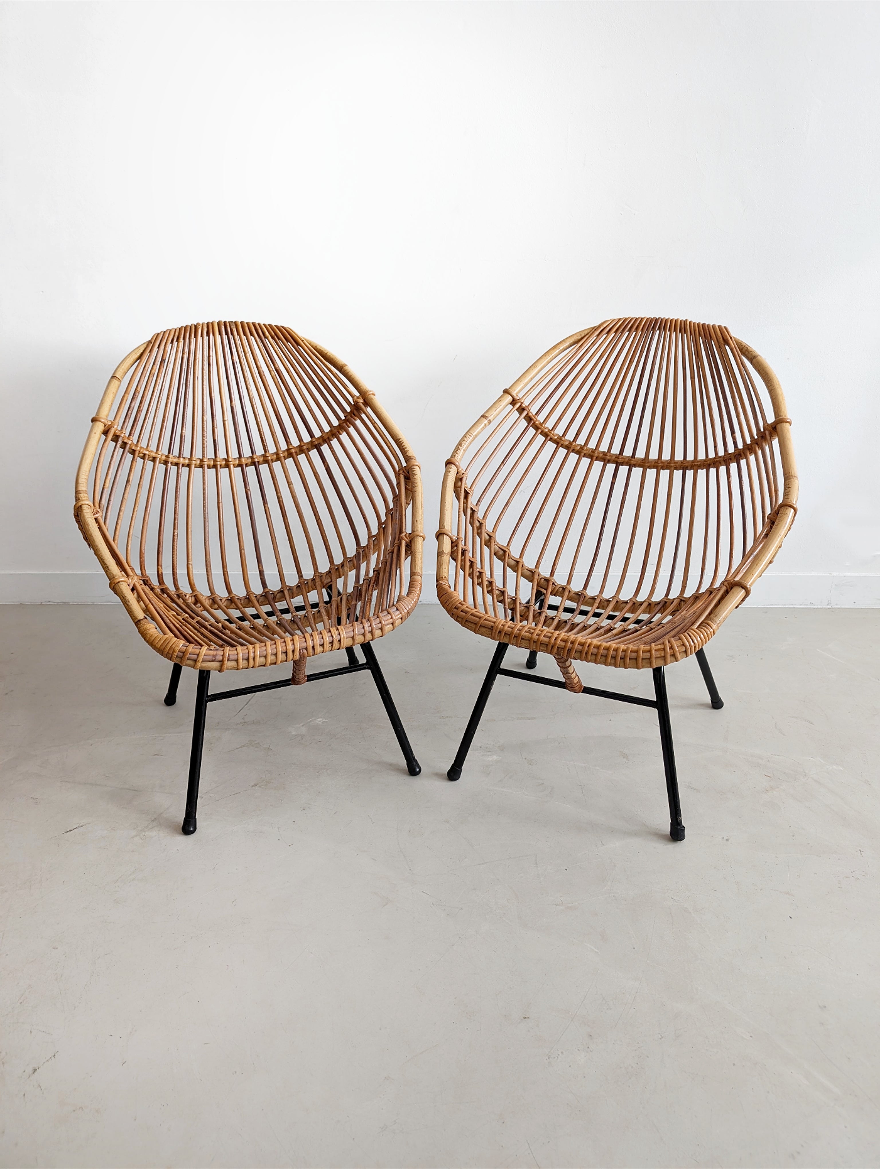 Set_of_2_Mid-Century_Rattan_Lounge_Chairs_in_the_Style_of_Rohé_Noordwolde,_1960s