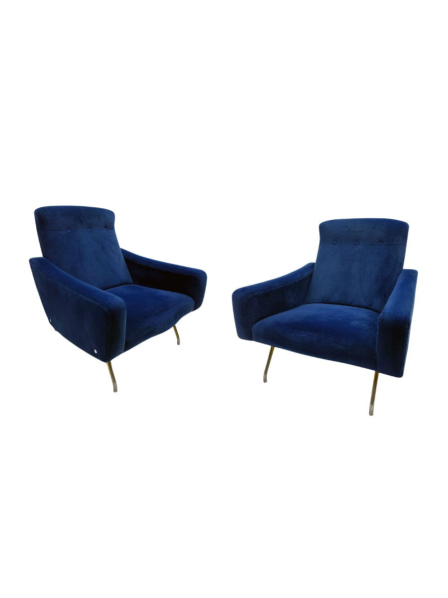 Set_of_2_Royal_Blue_Galion_Lounge_Chairs_by_Steiner_from_1950s