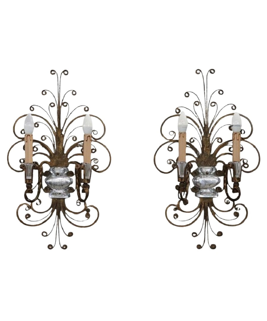 Set_of_2_Sconces_by_Maison_Baguès,_1950s