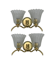 Set_of_2_Seguso_Attributed_Brass_and_Ribbed_Glass_Wall_Sconces,_Italy,_1960s