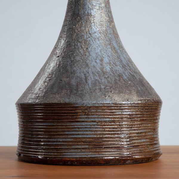 Set_of_2_Studio_pottery_lamps_in_gray_bleu_and_brown_by_Bo_Borgstrom,_Sweden_1970s