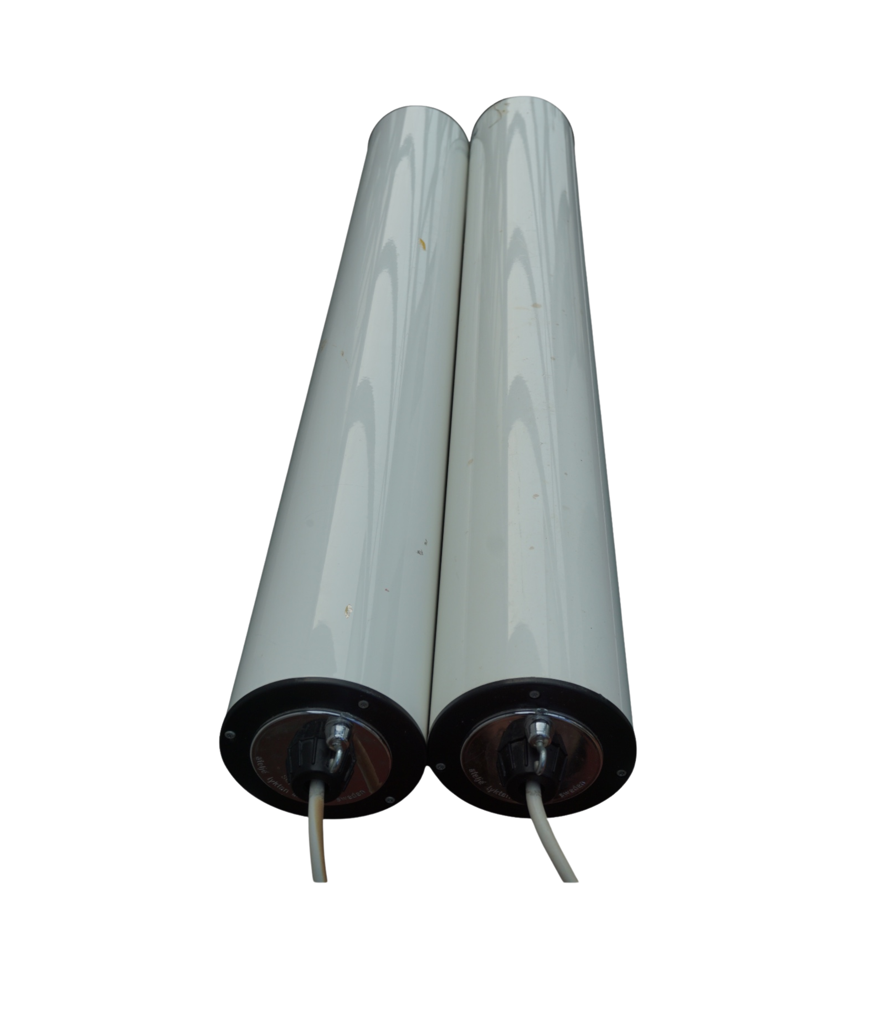 Set_of_2_Supertube_Pendant_Lamps_by_Anders_Pehrson_for_Ateljé_Lyktan,_Swedish_Mid_Century_Modern_Lighting
