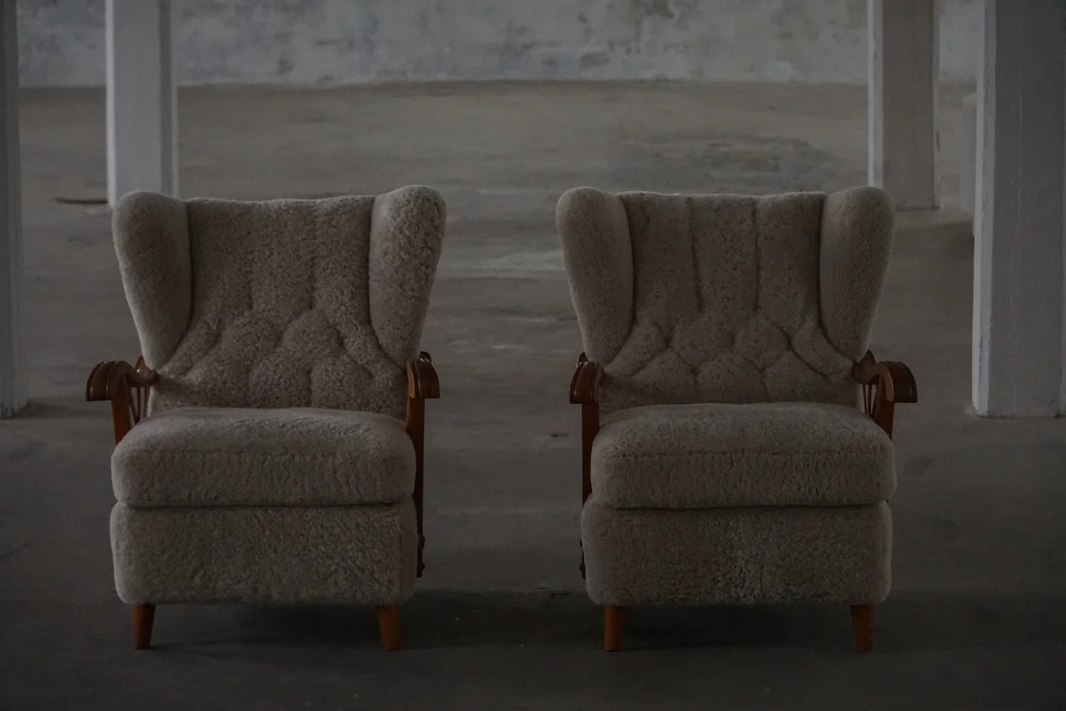 Set_of_2_Swedish_Modern_Lounge_Chairs_in_Shearling_Lambswool