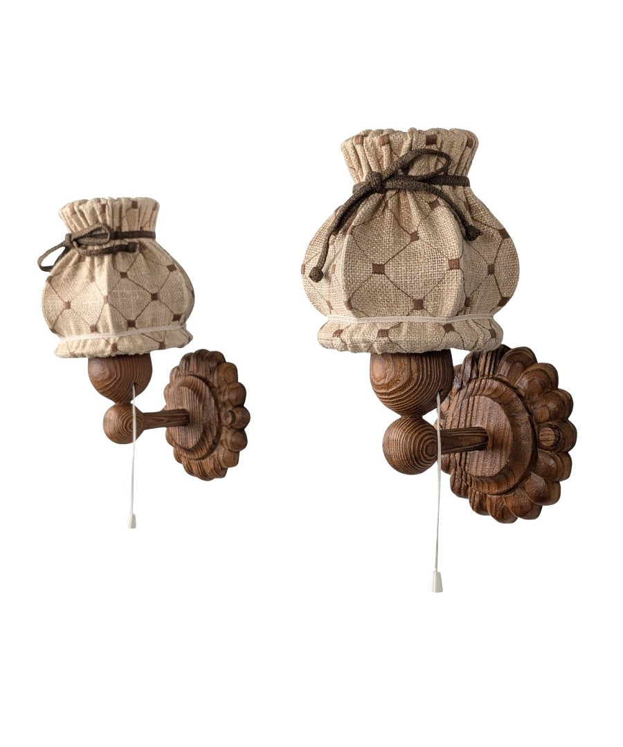 Set_of_2_Swedish_Pine_Wall_Sconces_with_Jute_Shades,_Mid-Century