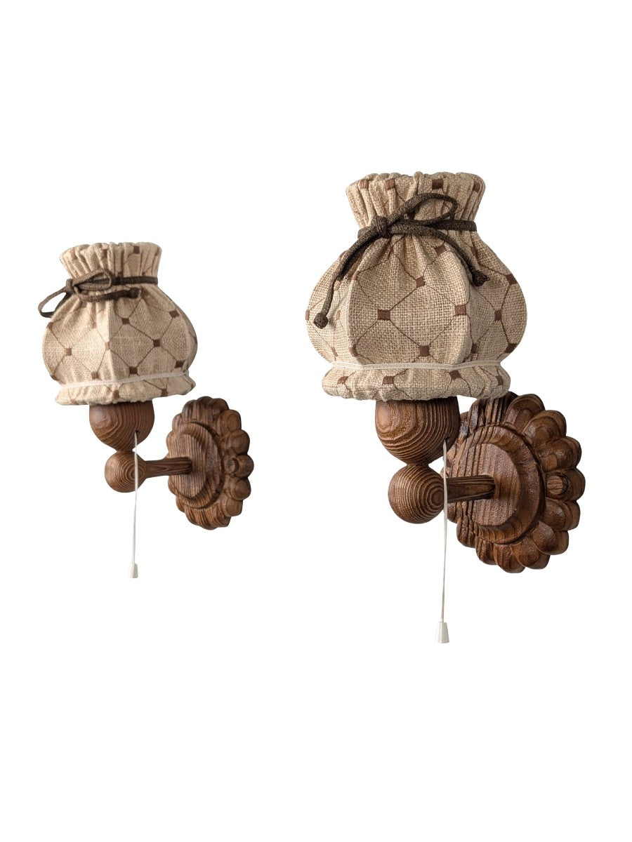 Set_of_2_Swedish_Pine_Wall_Sconces_with_Jute_Shades,_Mid-Century