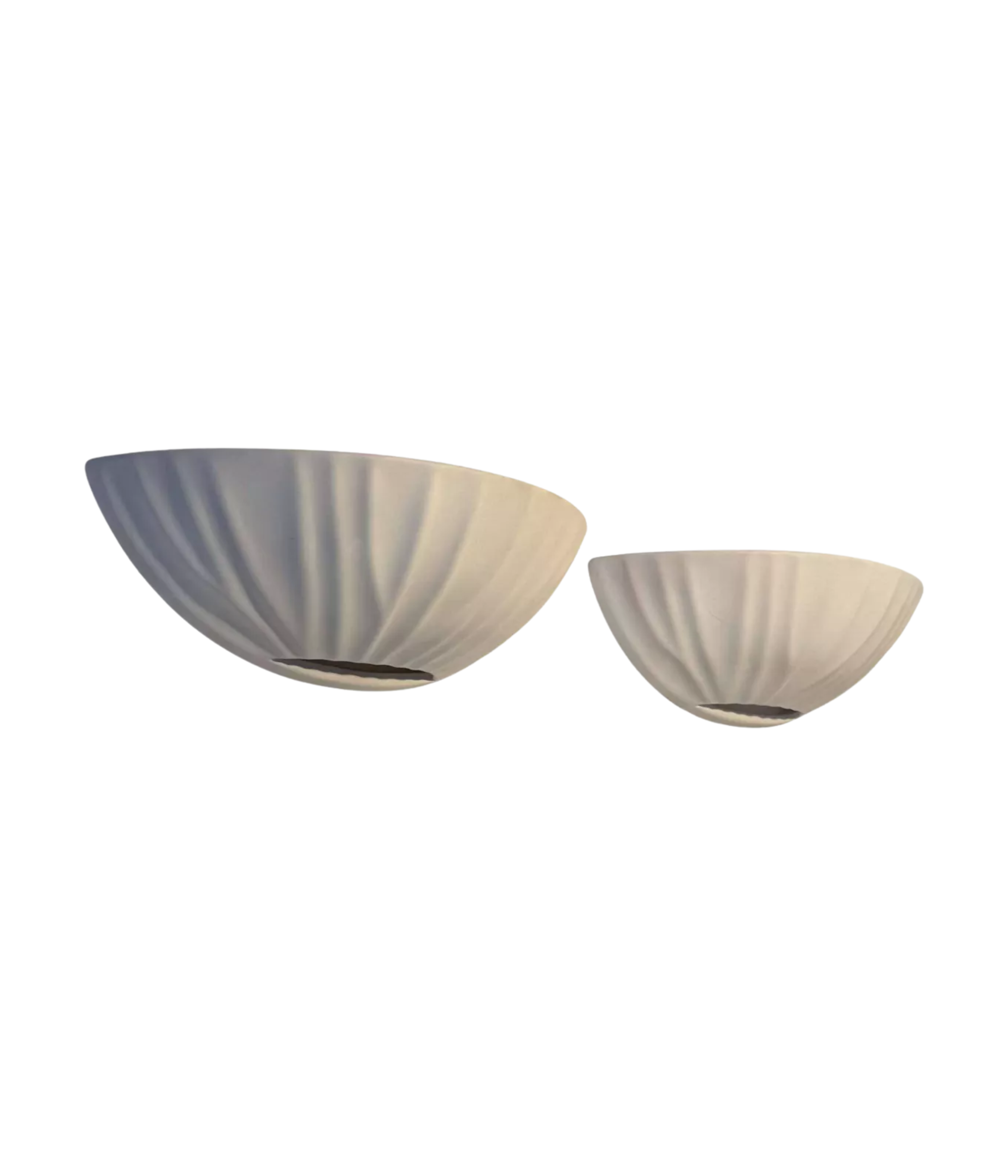 Set_of_2_Vintage_Shell_Wall_Sconces_in_Matte_White,_France_1970s