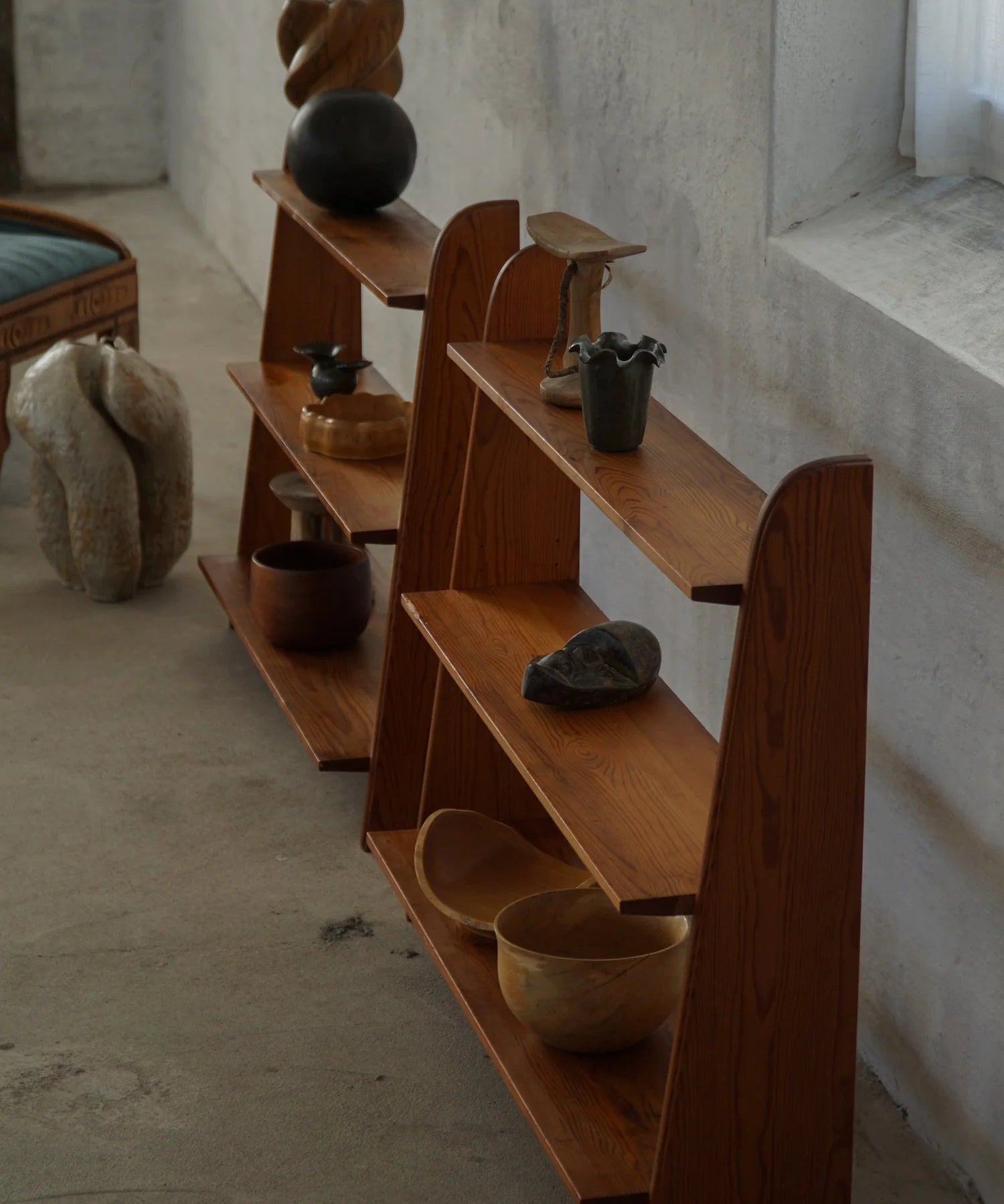 Set_of_2_Visingsö_Pine_Shelving_Units_by_Carl_Malmsten,_Swedish_Modern_Bookcases,_Scandinavian_Design