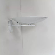Set_of_2_White_Lacquered_Metal_Wall_Sconces,_Mid_Century_Modern,_France_1970s