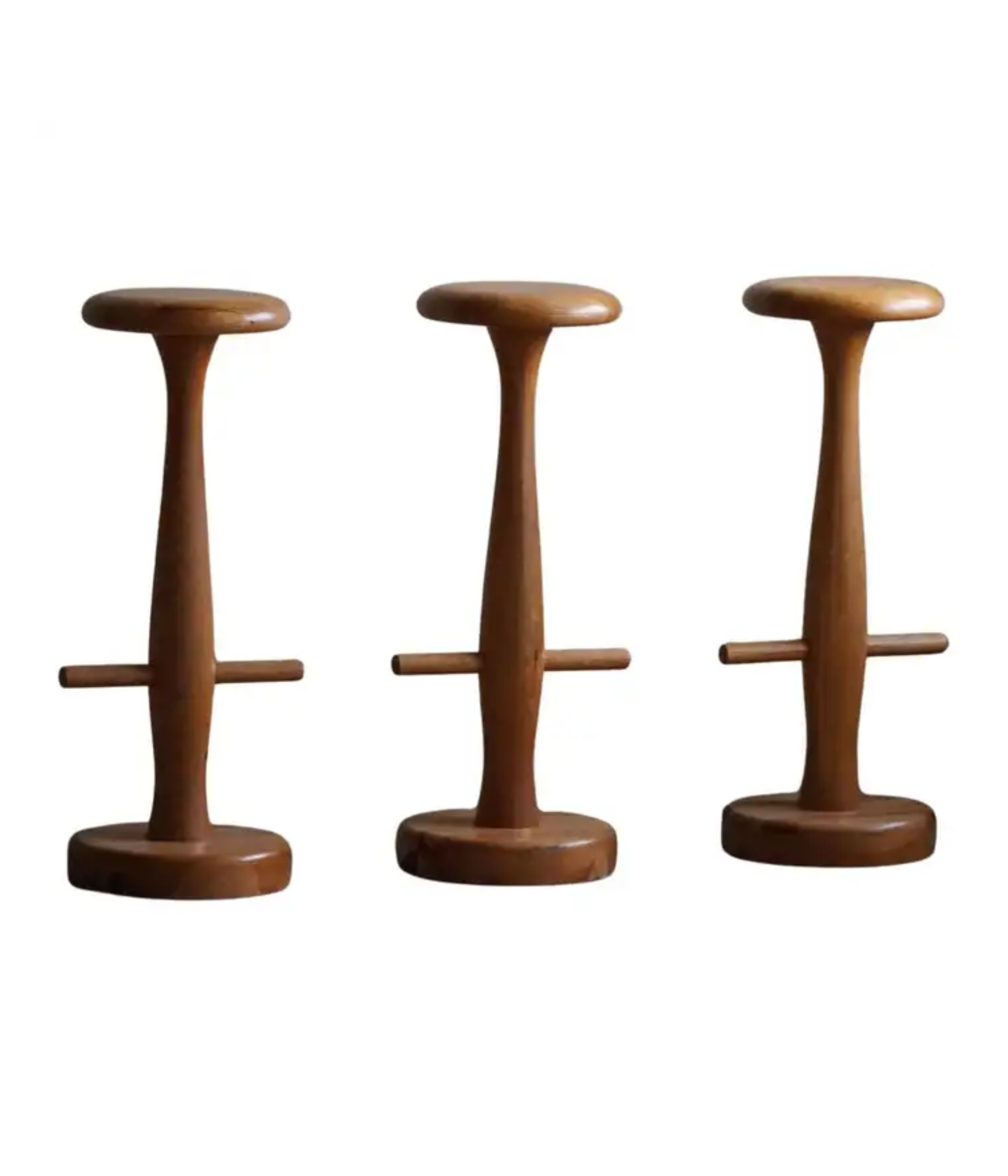 Set_of_3_Bar_Stools_in_Oak,_Danish_Mid_Century_Modern,_Rainer_Daumiller,_1960s