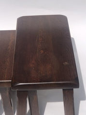 Set_of_3_Brutalist_Oak_Nesting_Tables,_Mid_Century_Modern,_1970s,_Netherlands