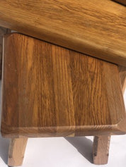 Set_of_3_Brutalist_Oak_Nesting_Tables,_Mid_Century_Modern,_1970s,_Netherlands
