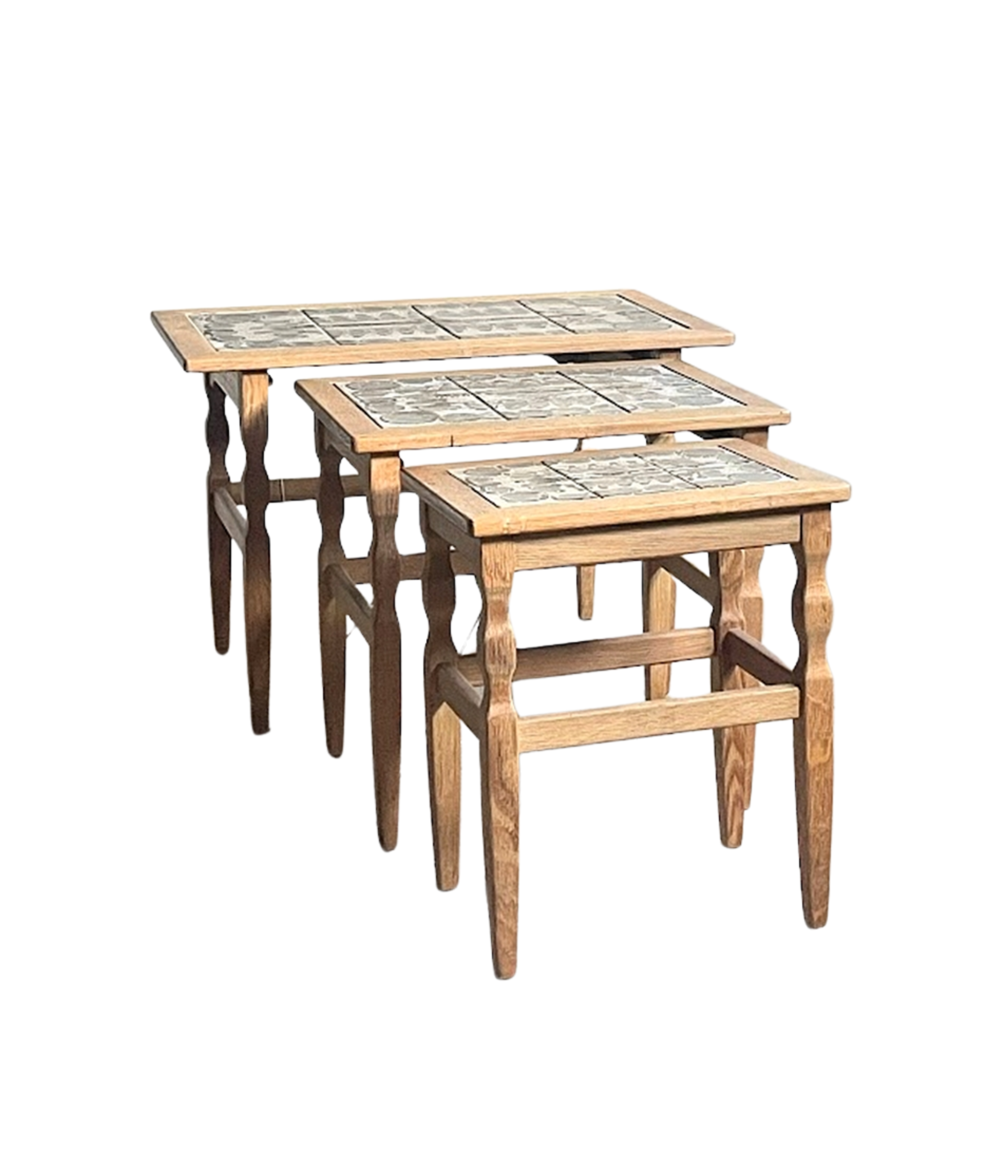 Set_of_3_Henning_Kjærnulf_Nesting_Tables_for_EG_Kvalitetsmøbel_in_Solid_Oak_and_Ceramic_Tile,_Denmark,_1960s