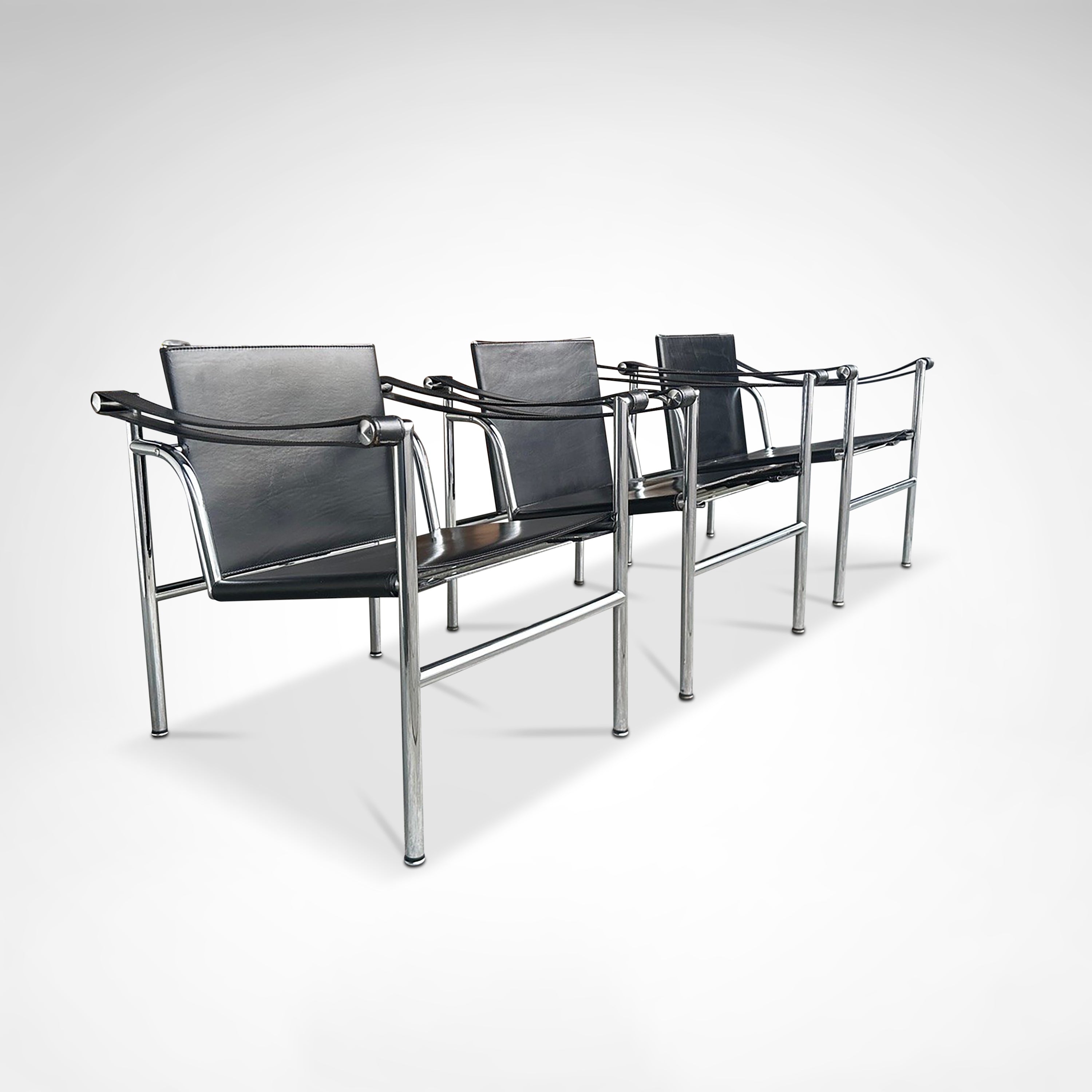 Set_of_3_LC1_Basculant_Armchairs_by_Le_Corbusier_for_Cassina,_1970s–80s
