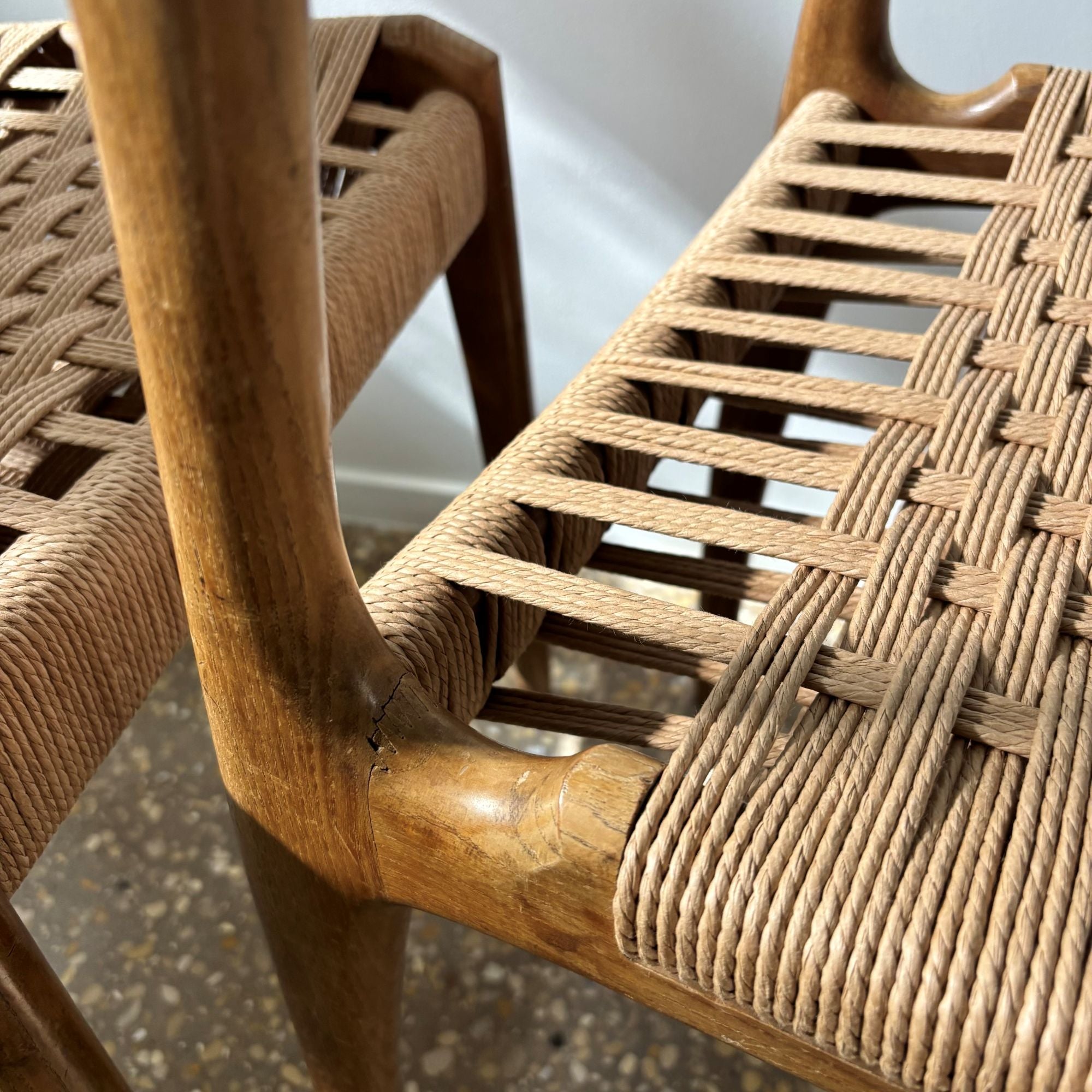 Set_of_Italian_“Havana”_Dining_Chairs_by_Consorzio_Sedie_Friuli,_Walnut_and_Papercord,_1950s