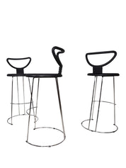 Set_of_3_postmodern_bar_stools_by_Nobu_Tanigawa,_1990