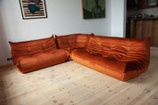 Set_of_3_Togo_Living_Room_Sofas_in_Amber_Fabric_by_Michel_Ducaroy_for_Ligne_Roset,_1979