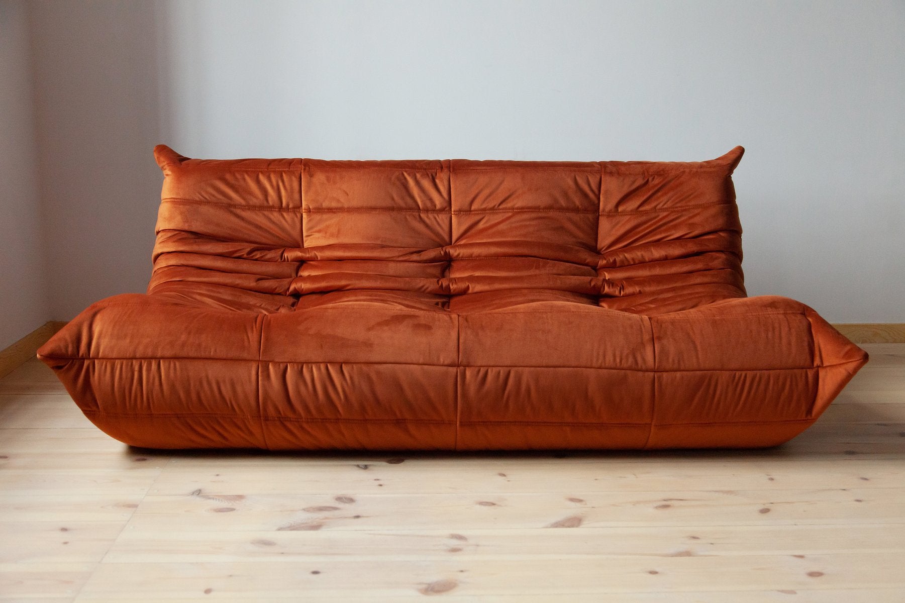 Set_of_3_Togo_Living_Room_Sofas_in_Amber_Fabric_by_Michel_Ducaroy_for_Ligne_Roset,_1979