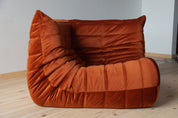 Set_of_3_Togo_Living_Room_Sofas_in_Amber_Fabric_by_Michel_Ducaroy_for_Ligne_Roset,_1979